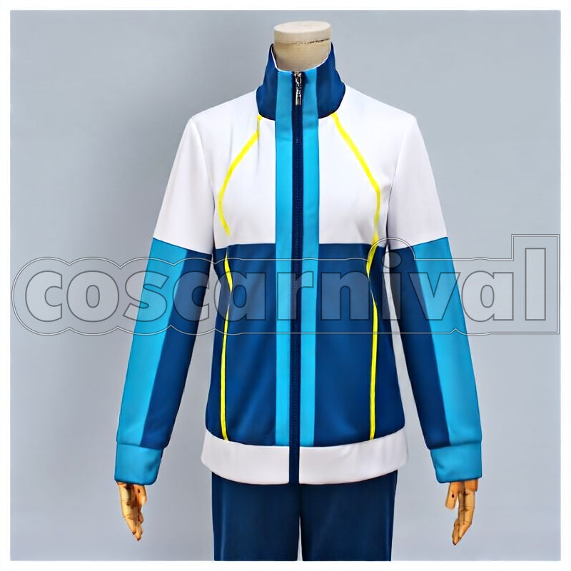 -Free! Starting Days- Iwatobi Junior High School Swim Club Jersey Cosplay cosplay costume from High Speed!, front view 1