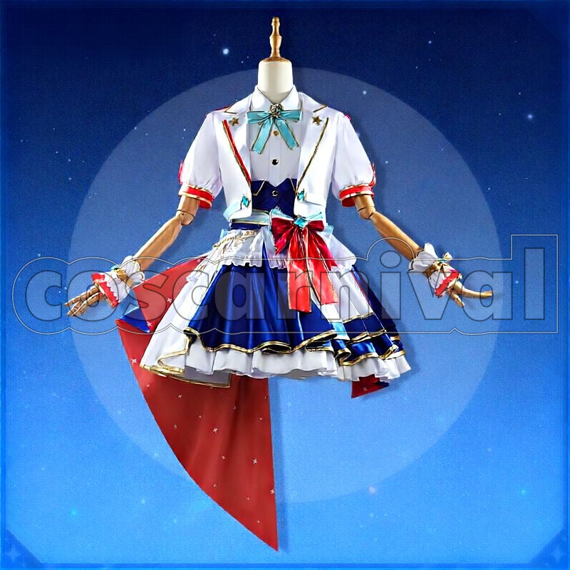 Haato 4th fes. Our Bright Parade Bright Costume Cosplay cosplay costume from hololive Akai, front view 2