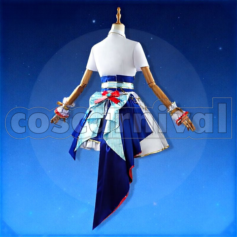 Haato 4th fes. Our Bright Parade Bright Costume Cosplay cosplay costume from hololive Akai, back view 2