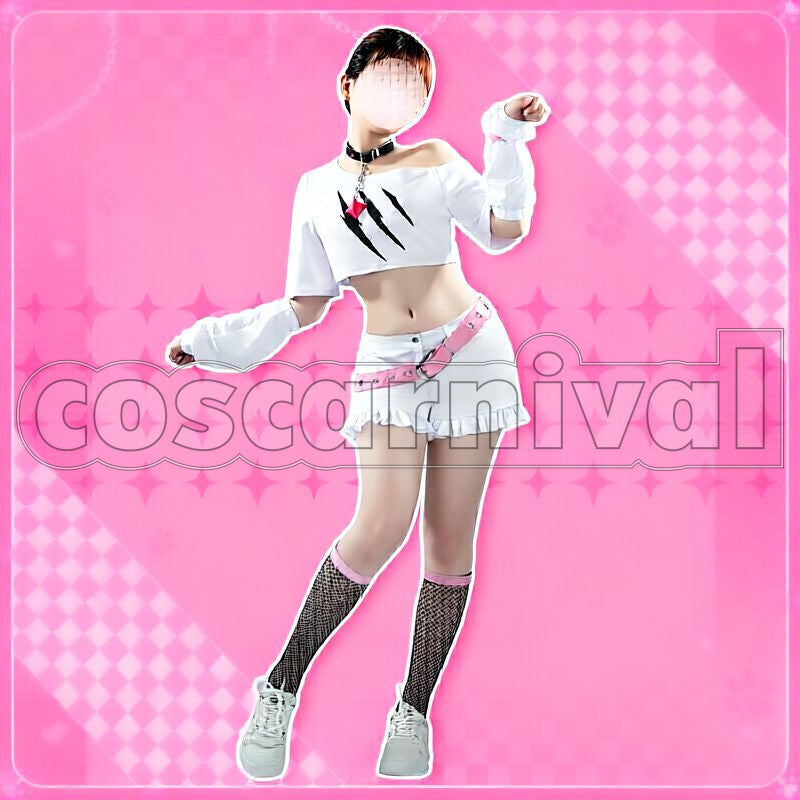 – Advent Mococo Abyssgard Cosplay cosplay costume from Hololive English, front view 3