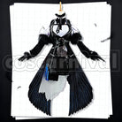 – Advent Nerissa Ravencroft Cosplay cosplay costume from Hololive English, front view 1