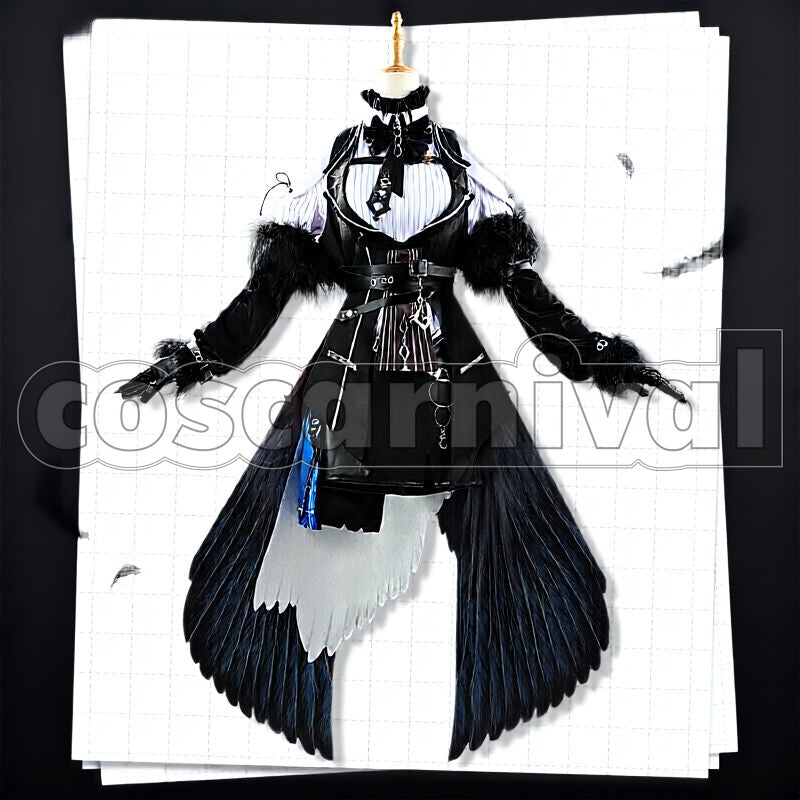 – Advent Nerissa Ravencroft Cosplay cosplay costume from Hololive English, front view 1