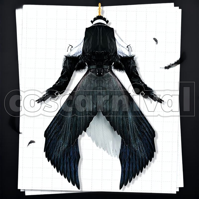 – Advent Nerissa Ravencroft Cosplay cosplay costume from Hololive English, back view 1
