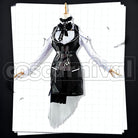 – Advent Nerissa Ravencroft Cosplay cosplay costume from Hololive English, front view 3