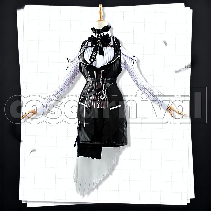 – Advent Nerissa Ravencroft Cosplay cosplay costume from Hololive English, front view 3
