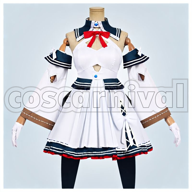 Shiranui Flare New Visual Cosplay cosplay costume from Hololive Fantasy, front view 1