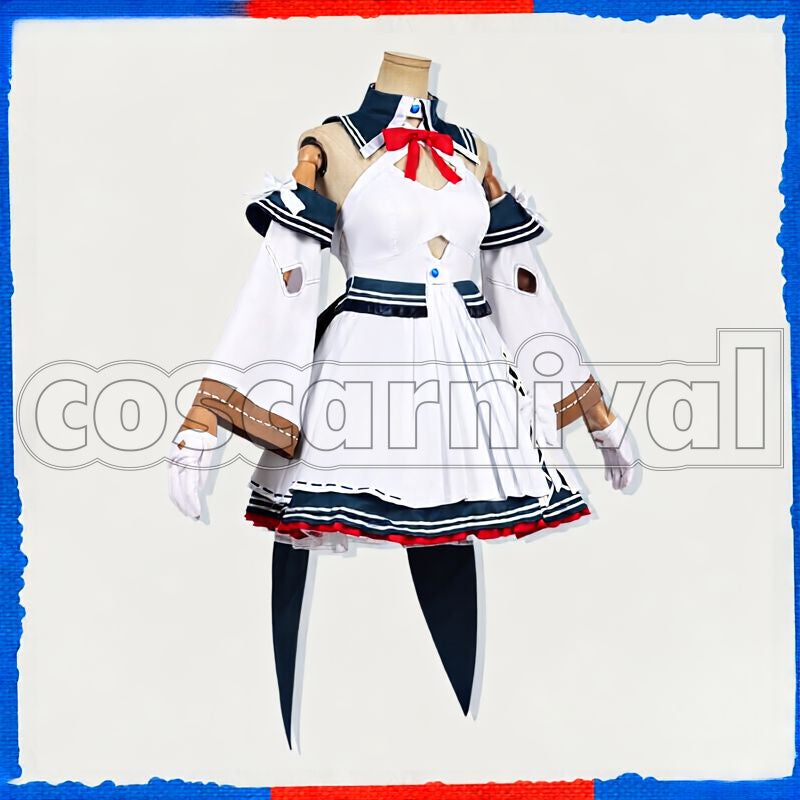 Shiranui Flare New Visual Cosplay cosplay costume from Hololive Fantasy, front view 3
