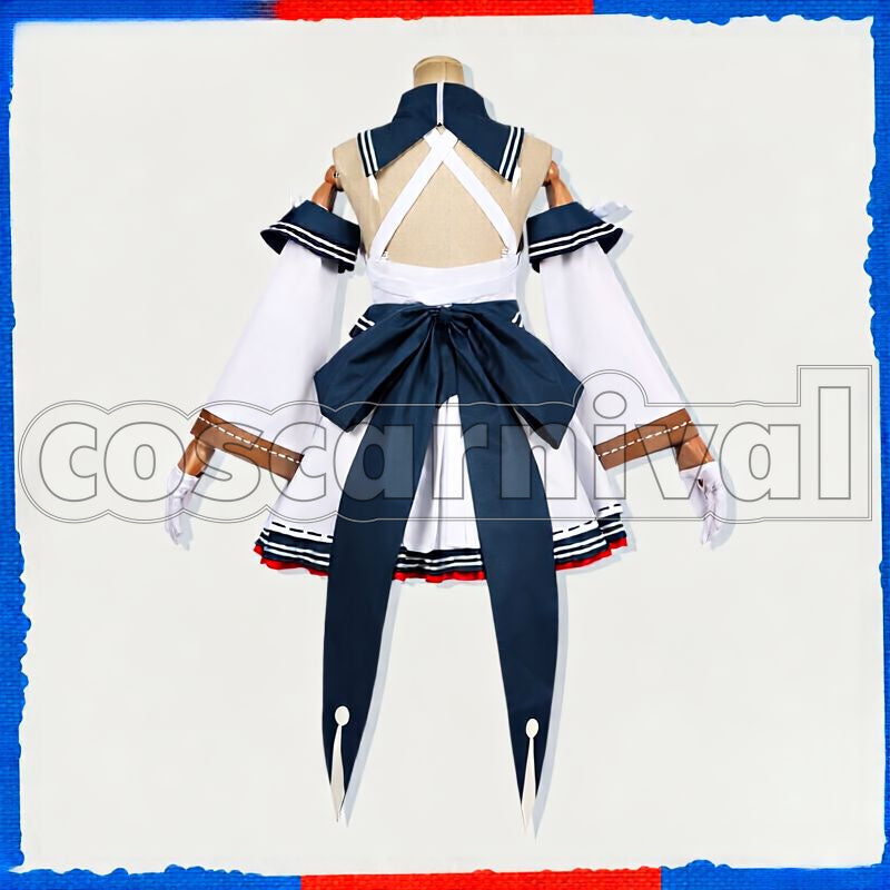 Shiranui Flare New Visual Cosplay cosplay costume from Hololive Fantasy, back view