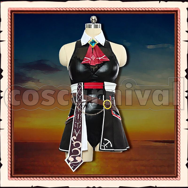 Marine Birthday 3D Outfit New Outfit Cosplay cosplay costume from hololive Houshou, front view 3