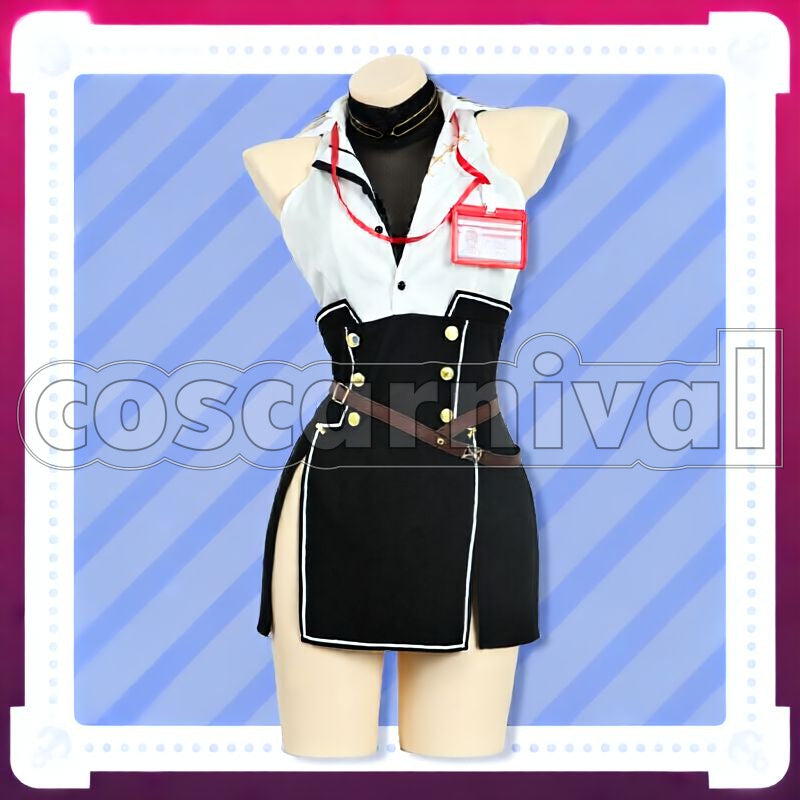 Marine New Outfit Cosplay cosplay costume from hololive Houshou, front view 3