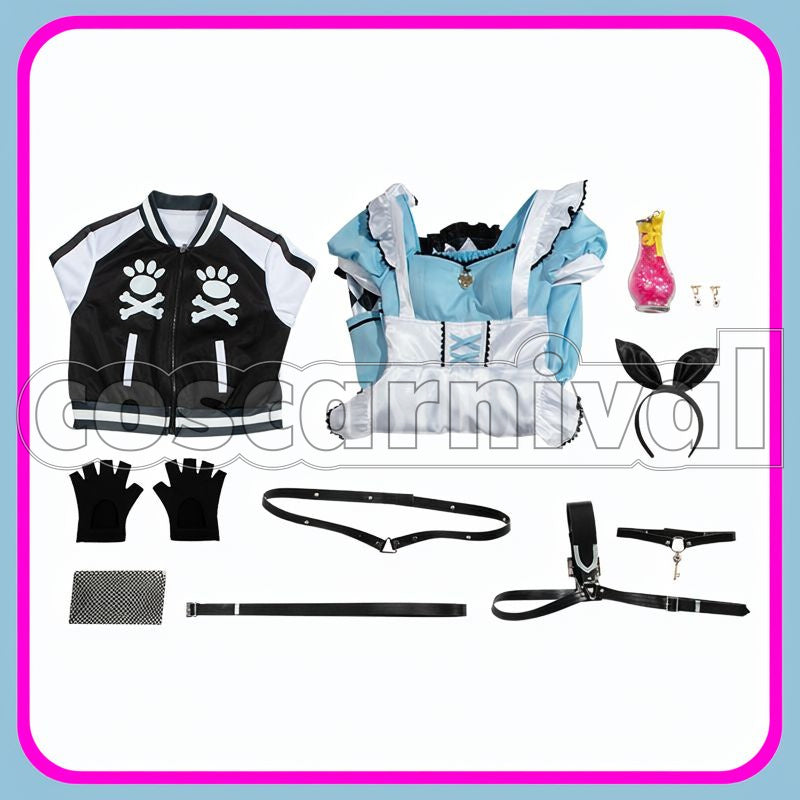 Korone New Outfit Cosplay cosplay costume from hololive Inugami, set view