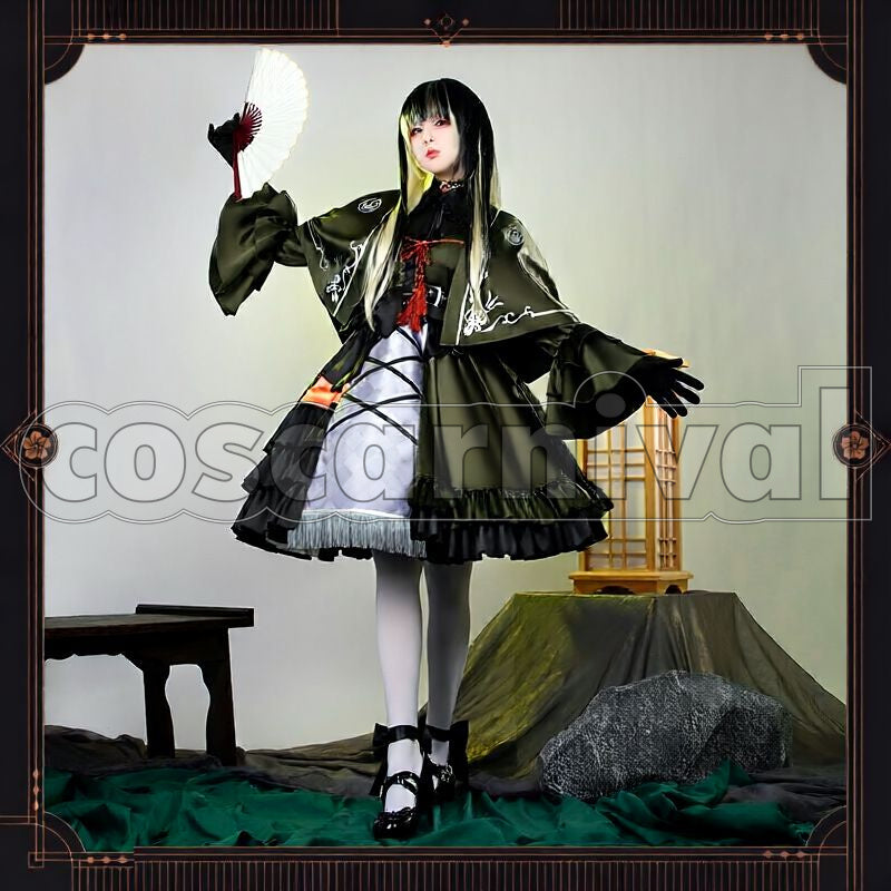 Raden With Haori Cosplay cosplay costume from hololive Juufuutei, front view 2