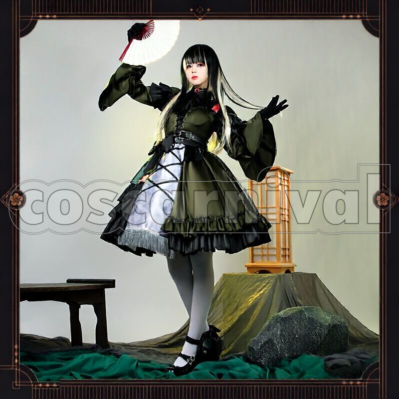 Raden With Haori Cosplay cosplay costume from hololive Juufuutei, front view 3