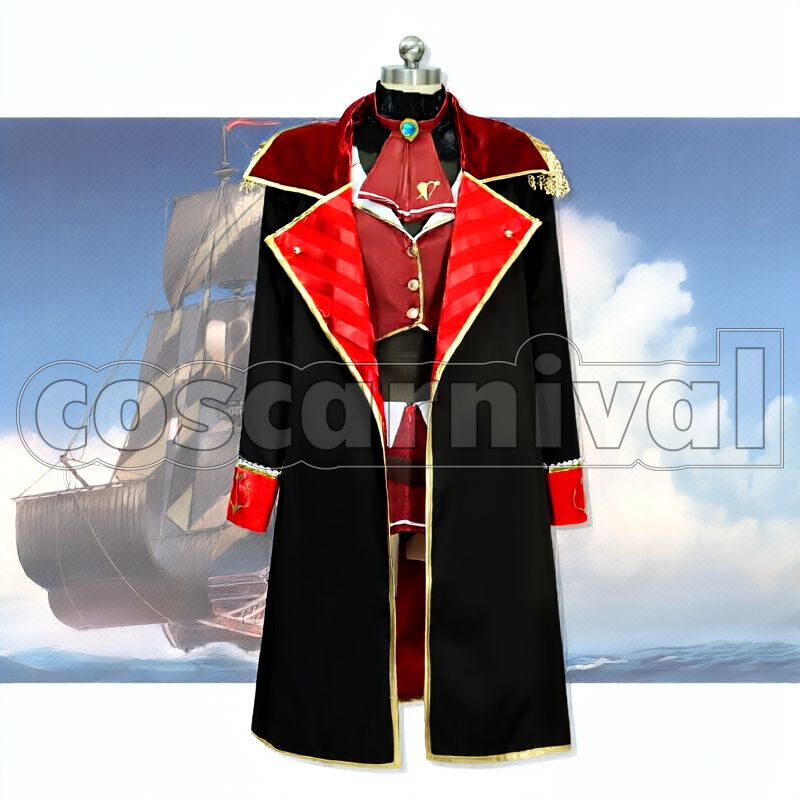 Calliope, Houshou Marine Cosplay cosplay costume from hololive Mori, front view 2