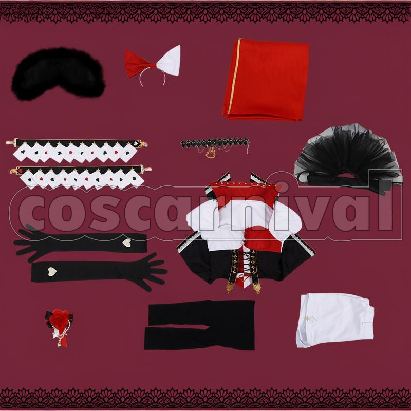 Mio New Outfit Cosplay cosplay costume from hololive Ookami, set view
