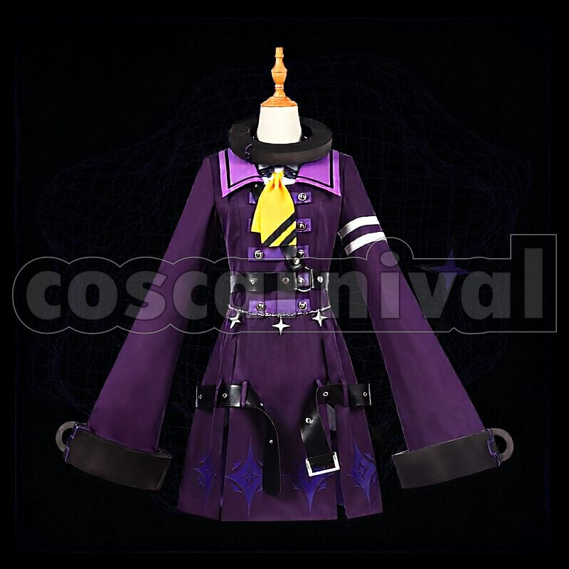 Society holoX La+ Darknesss Cosplay cosplay costume from hololive Secret, front view 2