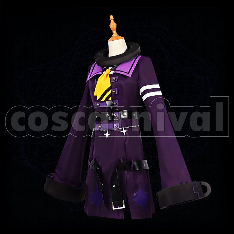 Society holoX La+ Darknesss Cosplay cosplay costume from hololive Secret, front view 3