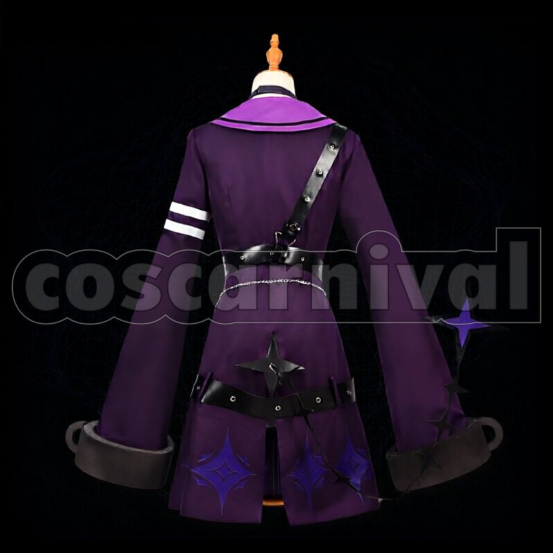 Society holoX La+ Darknesss Cosplay cosplay costume from hololive Secret, back view 1