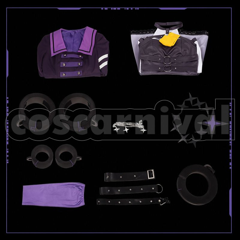 Society holoX La+ Darknesss Cosplay cosplay costume from hololive Secret, set view