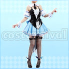 Pekora New Outfit White Frilly Bunny Dress Cosplay cosplay costume from hololive Usada, front view 2