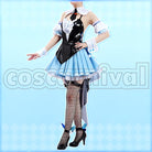 Pekora New Outfit White Frilly Bunny Dress Cosplay cosplay costume from hololive Usada, front view 3