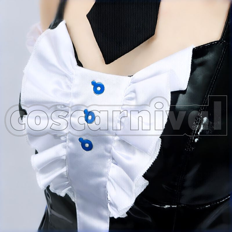 Pekora New Outfit White Frilly Bunny Dress Cosplay cosplay costume from hololive Usada, detail-2