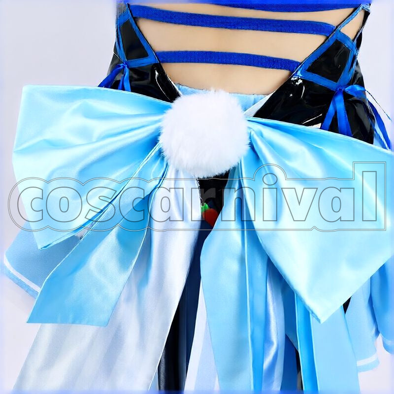 Pekora New Outfit White Frilly Bunny Dress Cosplay cosplay costume from hololive Usada, detail-7