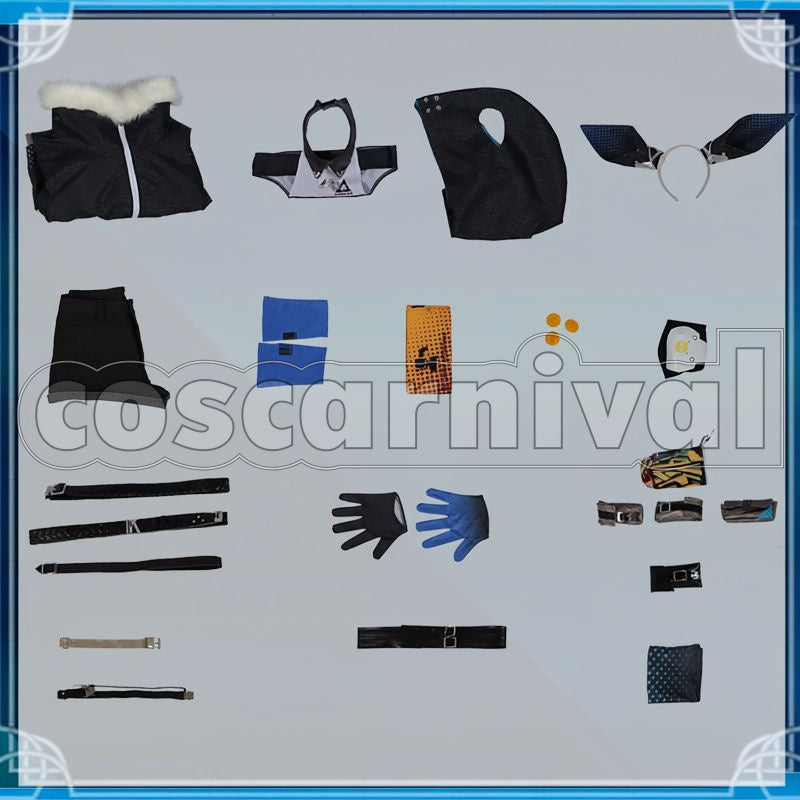 3rd Bronya Zaychik Haxxor Bunny Cosplay cosplay costume from Honkai Impact, set view