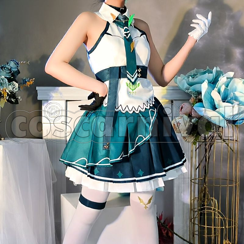 3rd Theresa Apocalypse Verdant Sky Cosplay cosplay costume from Honkai Impact, front view 3