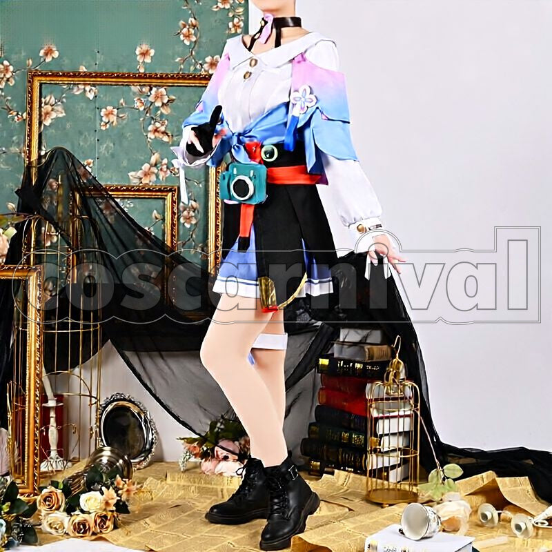 Rail March 7th Cosplay cosplay costume from Honkai: Star, front view 4
