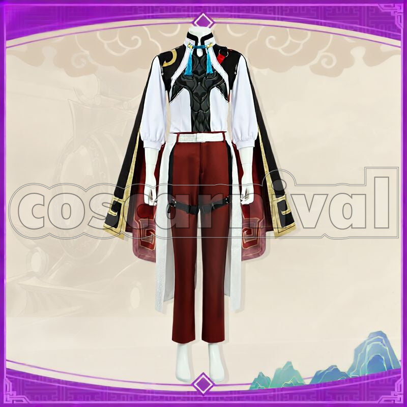 Rail Xianzhou Luofu Jing Yuan Cosplay cosplay costume from Honkai: Star, front view 4