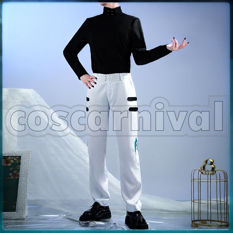 Rail Xianzhou Luofu Luocha Cosplay cosplay costume from Honkai: Star, front view 4