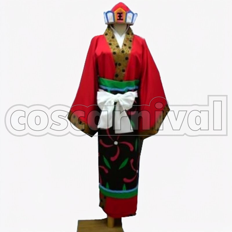 Great King Enma cosplay costume from Hozuki's Coolheadedness, front view