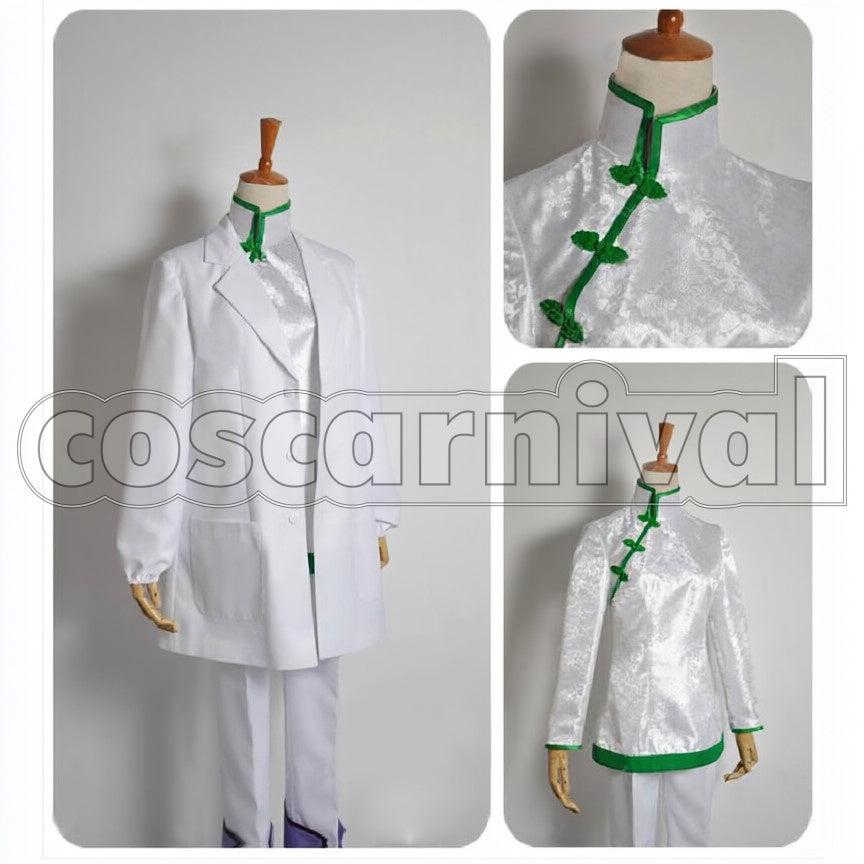 Hakutaku cosplay costume from Hozuki's Coolheadedness, front view 2