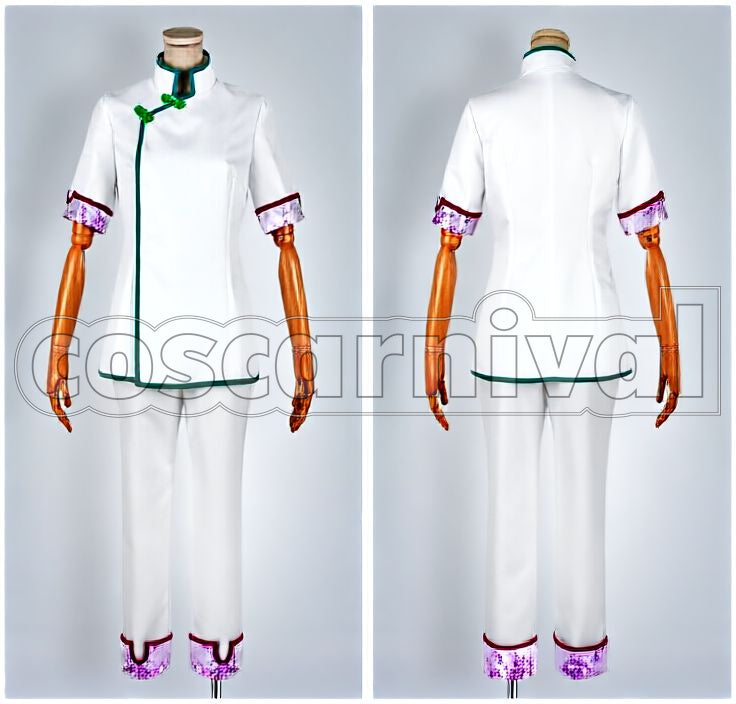 Hakutaku White Coat (Normal) Revised Edition (light purple cuffs and hems, April 26 re-revision) Cosplay cosplay costume from Hozuki's Coolheadedness, re revision 39047 detail view 1