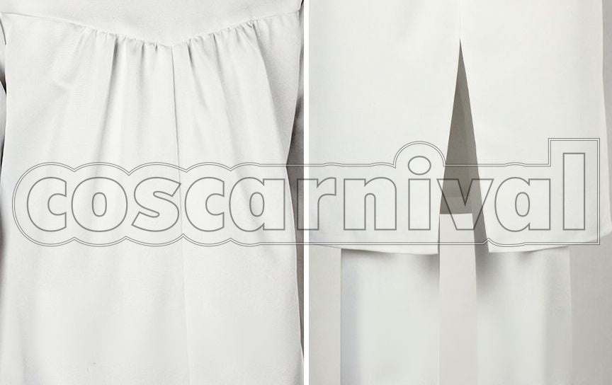 Hakutaku White Coat (Normal) Revised Edition (light purple cuffs and hems, April 26 re-revision) Cosplay cosplay costume from Hozuki's Coolheadedness, re revision 39048 detail view 2