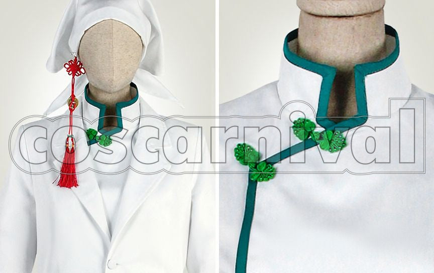 Hakutaku White Coat (Normal) Revised Edition (light purple cuffs and hems, April 26 re-revision) Cosplay cosplay costume from Hozuki's Coolheadedness, re revision 39049 detail view 3