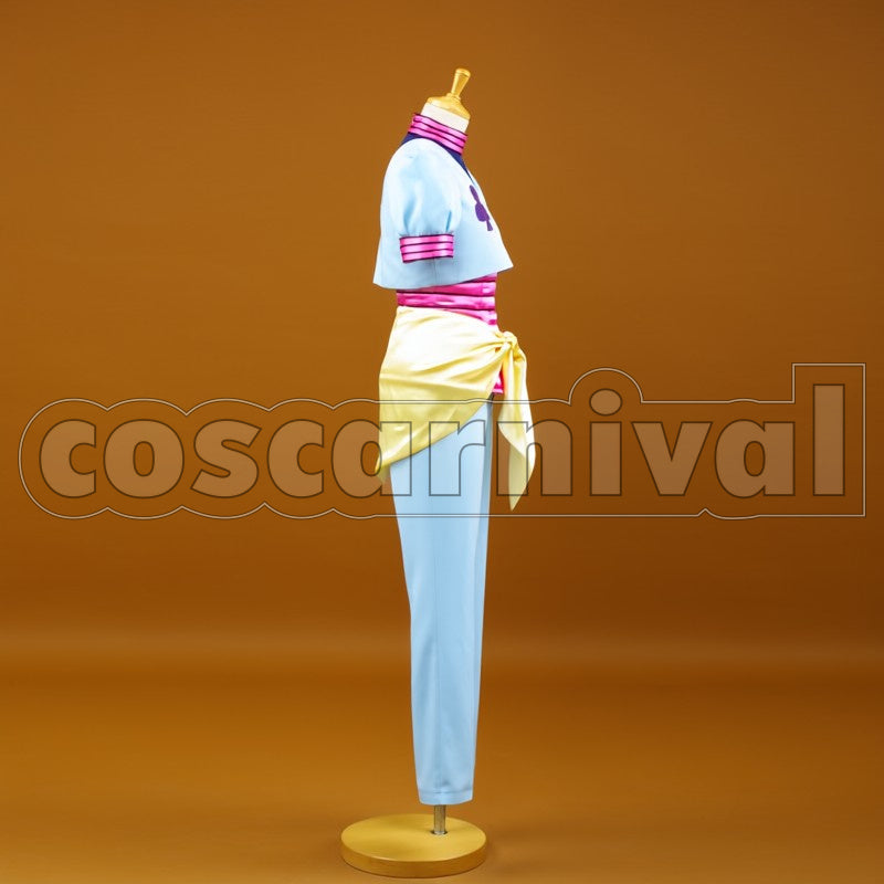 Hunter Hisoka cosplay costume from Hunter, side view