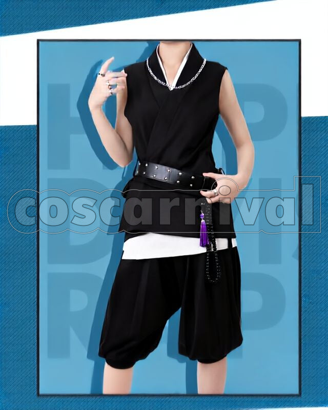 Battle Bad Ass Temple Kuko Harai Cosplay cosplay costume from Hypnosis Mic: Division Rap, front view 4