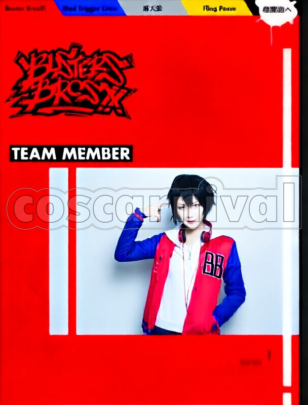 Battle Buster Bros!!! Ichiro Yamada MC.B.B Cosplay cosplay costume from Hypnosis Mic: Division Rap, front view 4