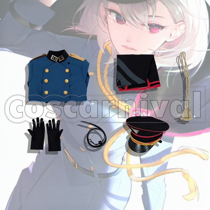 Battle Chuohku Nemu Aohitsugi Cosplay cosplay costume from Hypnosis Mic: Division Rap, set view