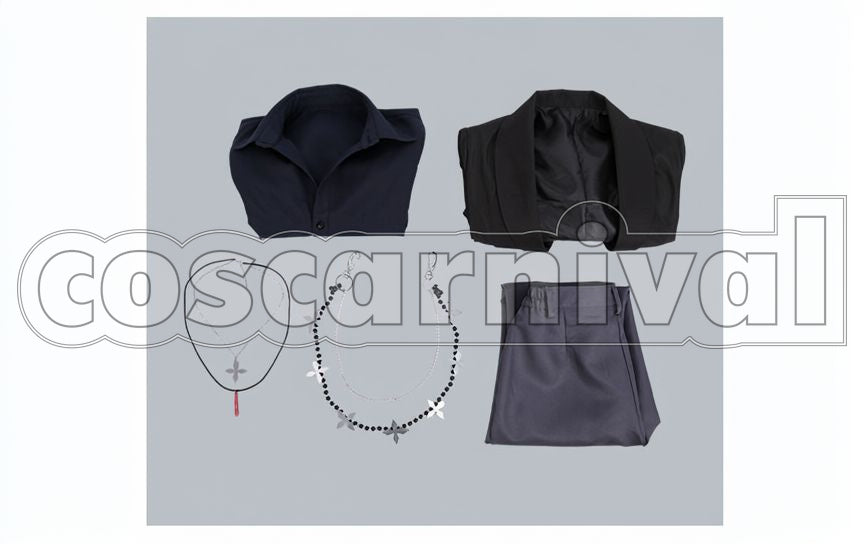 Battle Matenro Hifumi Izanami Halloween Cosplay cosplay costume from Hypnosis Mic: Division Rap, set view