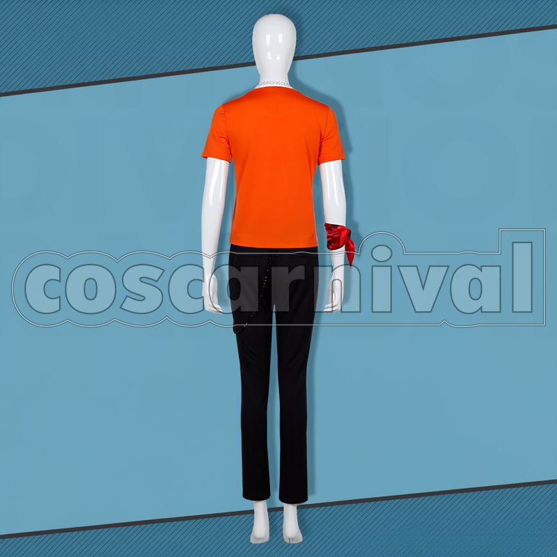 Battle Naughty Busters Kuko Harai Cosplay cosplay costume from Hypnosis Mic: Division Rap, back view 2
