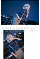Battle Nemu Aohitsugi Other Characters Cosplay cosplay costume from Hypnosis Mic: Division Rap, front view 6