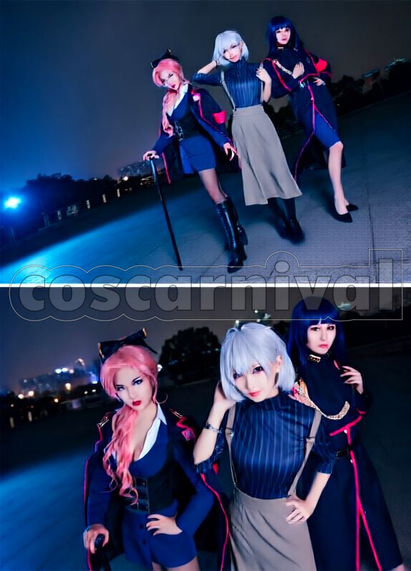 Battle Nemu Aohitsugi Other Characters Cosplay cosplay costume from Hypnosis Mic: Division Rap, front view 7