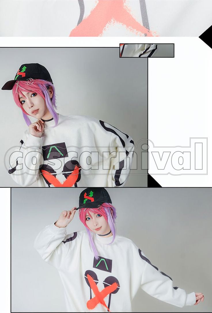 Battle The Dirty Dawg Ramuda Amemura Cosplay cosplay costume from Hypnosis Mic: Division Rap, front view 4