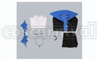 Battle MAD TRIGGER CREW Samatoki Aohitsugi Halloween Cosplay cosplay costume from Hypnosis Mic: Division Rap, set view 2
