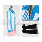 a Hero So I Reluctantly Decided to Get a Job. eruza kurushiaru cosplay costume from I Couldn't Become, side view