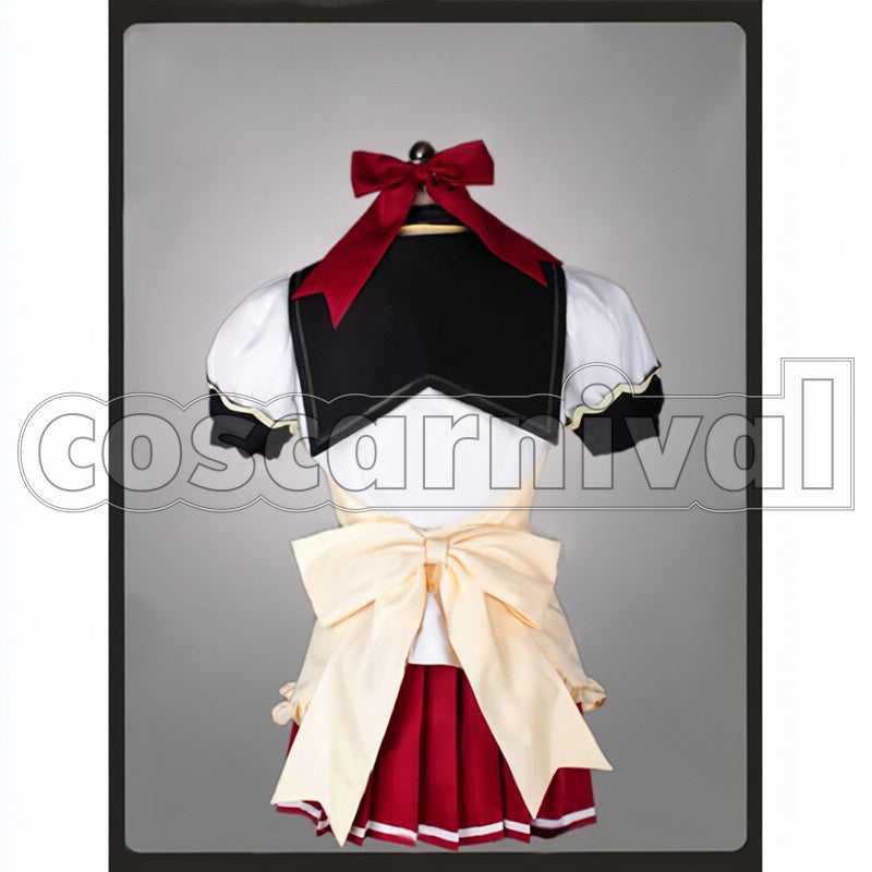 a Hero So I Reluctantly Decided to Get a Job. fino buraddosuton cosplay costume from I Couldn't Become, back view