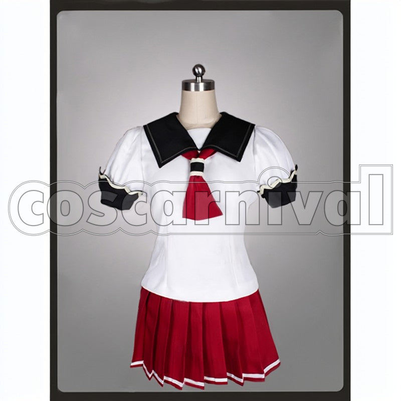 a Hero So I Reluctantly Decided to Get a Job. fino buraddosuton cosplay costume from I Couldn't Become, front view 2